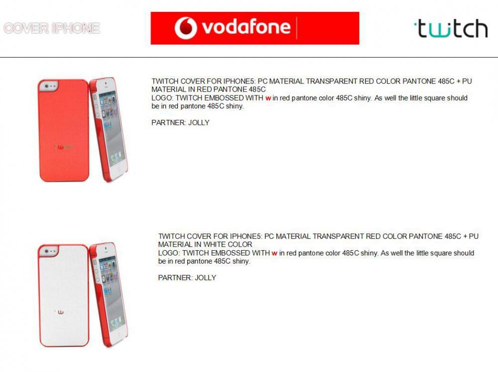 Чехлы для мобильных телефонов по заказу компании Vodafone